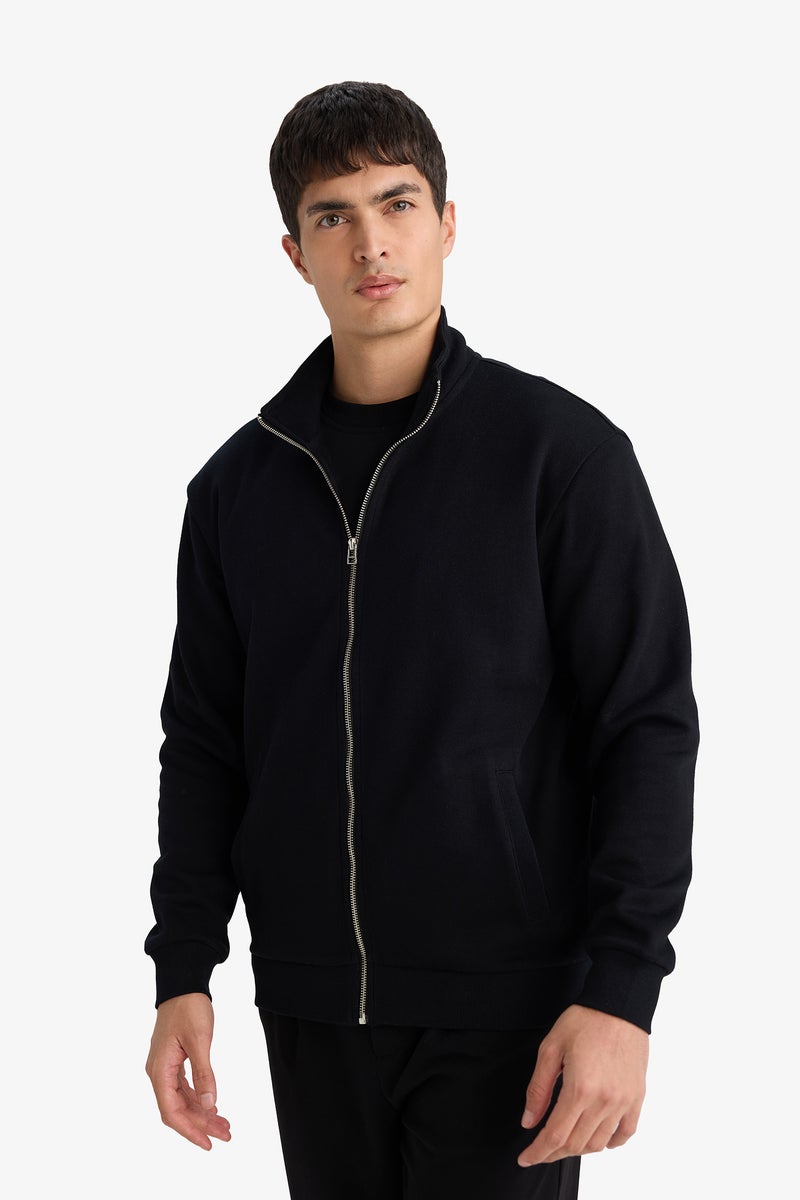 ديفاكتو كارديجان بسوسته وياقة عالية - Image 1